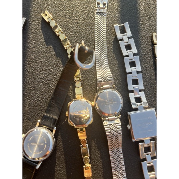 Mixed Lot of 6 Assorted Women's Wrist Watches Various Styles Used Untested - Picture 15 of 16